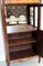 Vintage Rosewood Marquetry Display Case 8