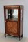 Vintage Rosewood Marquetry Display Case 1