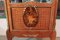 Vitrine Antique en Marqueterie de Palissandre et Marbre Gris 10