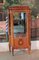 Vitrine Antique en Marqueterie de Palissandre et Marbre Gris 1
