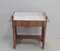 Antique Walnut Side Table, 1900s, Image 1