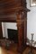 Antique Oak Fireplace, 1900s 3