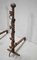 Antique Wrought Iron Andirons, Set of 2 1