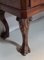 Vintage English Chippendale Mahogany and Burr Walnut Sideboard, Image 4