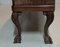 Vintage English Chippendale Mahogany and Burr Walnut Sideboard 9