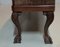 Vintage English Chippendale Mahogany and Burr Walnut Sideboard, Image 9