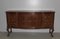 Vintage English Chippendale Mahogany and Burr Walnut Sideboard, Image 1