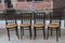 Vintage Beech and Leather Dining Chairs, Set of 4 3