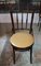 Vintage Beech and Leather Dining Chairs, Set of 4, Image 1