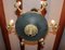 Antike Empire Deckenlampe aus Bronze & Metall 3