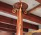 Lámpara de techo vintage de madera y latón, años 40, Imagen 5