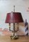 Bouillotte Deckenlampe aus Bronze & Metall, 19. Jh. 1