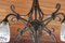 Vintage Wrought Iron 5-Arm Chandelier, 1920s 6