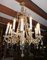 19th Century Bronze, Crystal, and Porcelain Chandelier 1