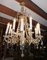 19th Century Bronze, Crystal, and Porcelain Chandelier, Image 1