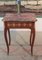 Vintage Louis XV Style Rosewood and Marble Coffee Table 1