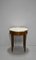 Antique Louis XVI Style Drum Side Table 1