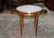 Table Bouillotte Style Louis XVI Vintage en Acajou 2