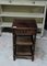 Antique Oak and Mahogany Side Table 2