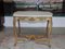 Antique Walnut and White Marble Console Table 4