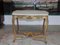 Antique Walnut and White Marble Console Table, Image 4