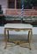 Antique Walnut and White Marble Console Table 2