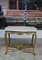 Antique Walnut and White Marble Console Table, Image 2