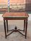 Antique Mahogany and Beech Marquetry Side Table 1