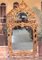 Specchio in stile Luigi XV vintage in legno dorato, Immagine 7