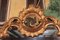 Specchio rettangolare vintage con cornice in legno dorato, Immagine 5
