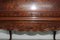 Antique Napoleon III Mahogany Veneer and Leather Desk, Image 8