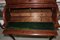 Antique Napoleon III Mahogany Veneer and Leather Desk 7