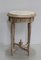 Vintage Louis XVI Style Oak Side Table, Image 1