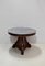 Antique Mahogany and Burl Mahogany Veneer Side Table, Image 1