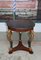 Empire Style Mahogany and Marble Side Table 1