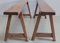 Antique Cherry Benches, Set of 2, Image 3