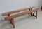 Antique Cherry Benches, Set of 2 2