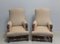 Large Antique Louis XIII Style Walnut Armchairs, Set of 2 6