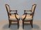 Antique Louis XVI Style Mahogany Armchairs, Set of 2, Image 3