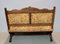 Antique Renaissance Style Walnut Sofa and Chairs Set, Set of 3 14