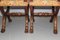 Antique Renaissance Style Walnut Sofa and Chairs Set, Set of 3 13