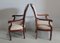 Antique Louis Philippe Mahogany Armchairs, Set of 2 5