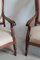 Antique Louis Philippe Mahogany Armchairs, Set of 2 2
