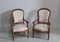 Antique Louis Philippe Mahogany Armchairs, Set of 2 7