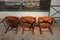 Antique Cherry Armchairs, Set of 3 5