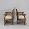 Small Antique Louis Philippe Armchairs, Set of 2 8