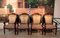 Antique Louis Philippe Mahogany Armchairs, Set of 4 13