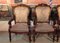 Antique Louis Philippe Mahogany Armchairs, Set of 4, Image 2