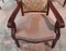 Antique Louis Philippe Mahogany Armchairs, Set of 4, Image 6