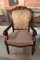 Antique Louis Philippe Mahogany Armchairs, Set of 4 1